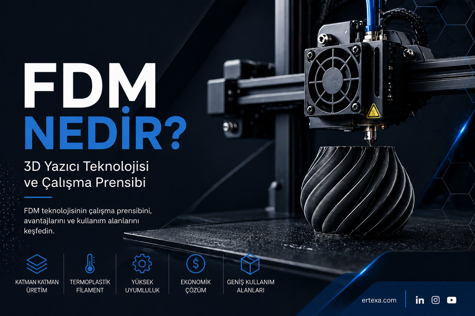 FDM Nedir? 3D Yazici Teknolojisi ve Çalisma Prensibi