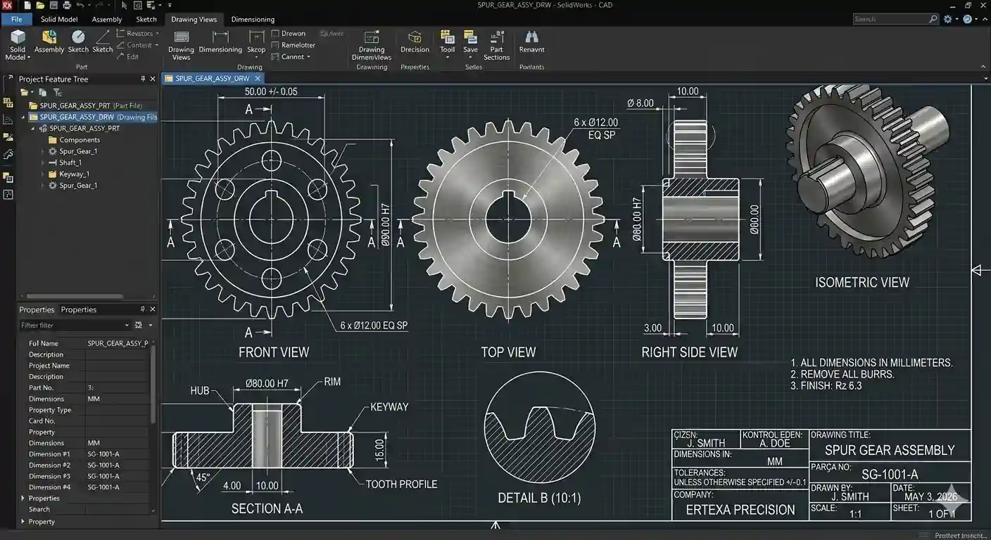 3D CAD tasarım